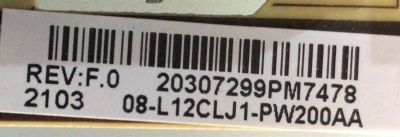 KIT DE TARJETAS PARA TV TCL / MAIN 08-MS22T09-MA200AAV / 40-M22T3-MAB2HG / 08-MS22T09-MA300AA / FUENTE 08-L12CLJ1-PW200AA / 40-L12CH4-PWF1CG / PANEL LVU430NDEL / MODELO 43S431 - Imagen 2